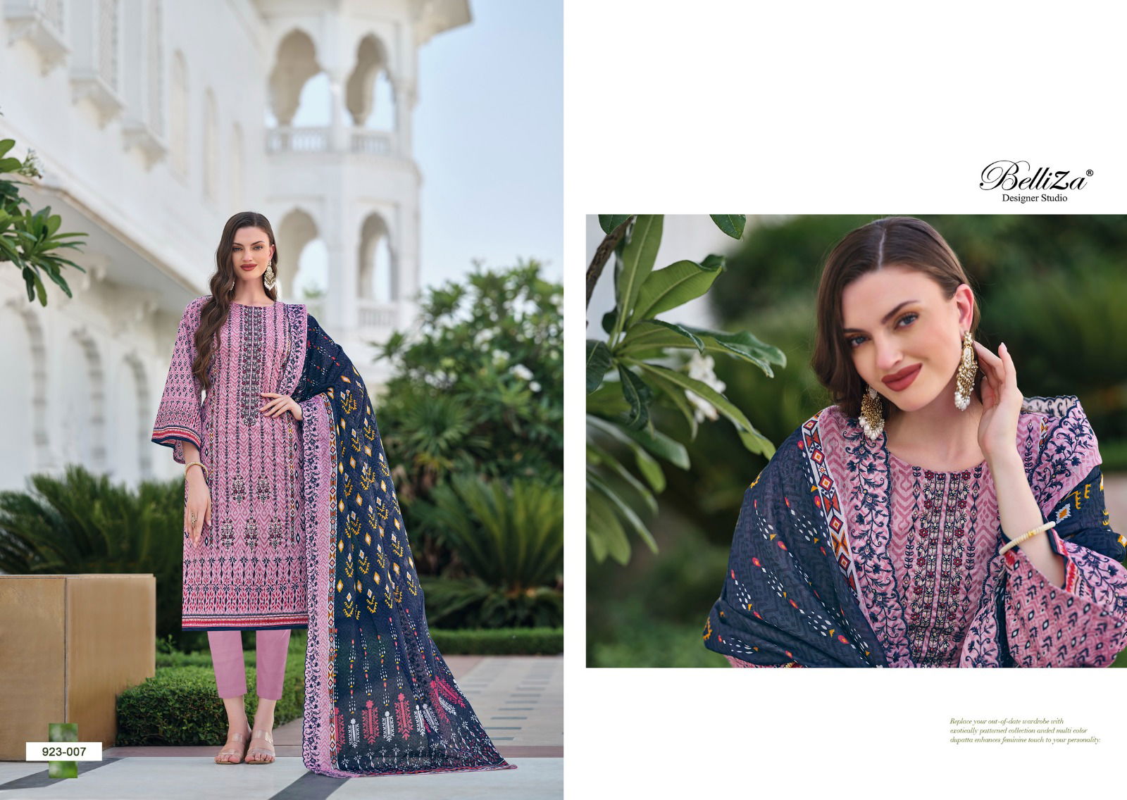 Zubiya By Belliza Digital Printed Pure Cotton Dress Material Wholesale Price In Surat